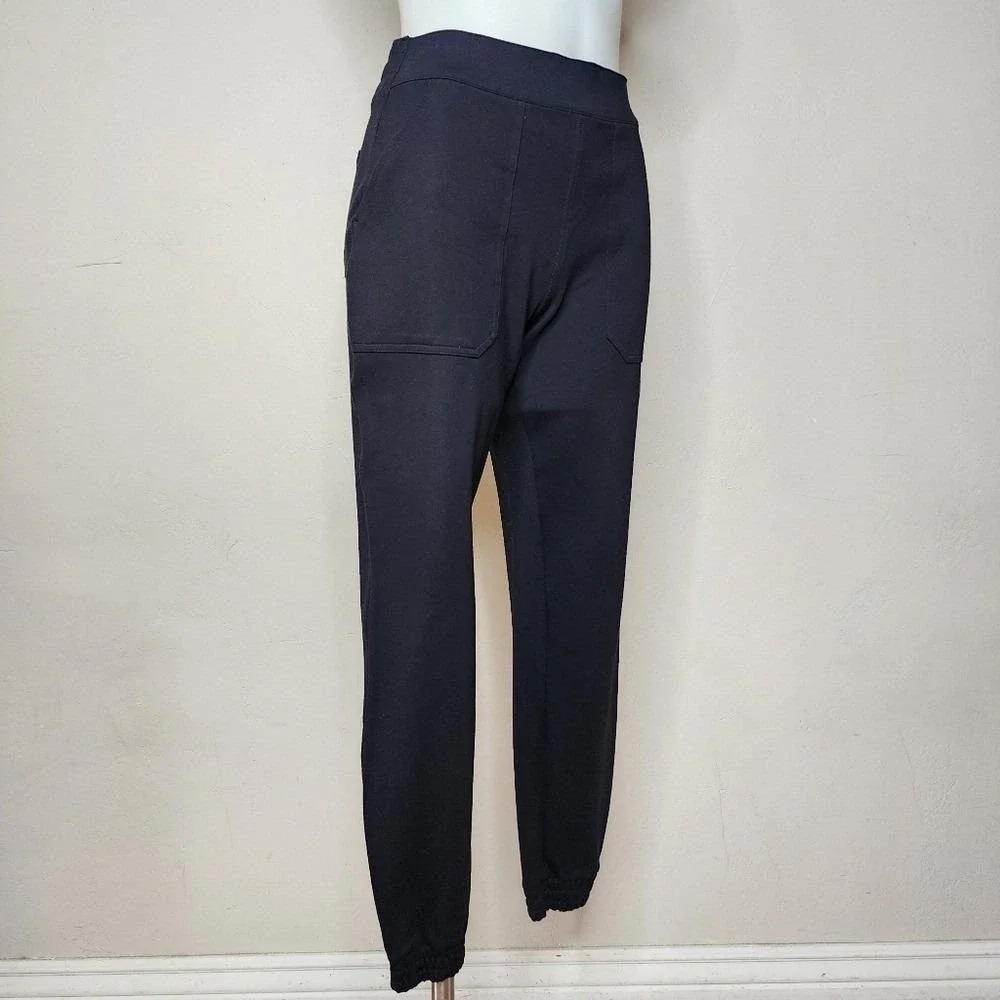 SPANX Spanxsmooth Soft and Smooth Jogger‎ Pants Black Size Medium
